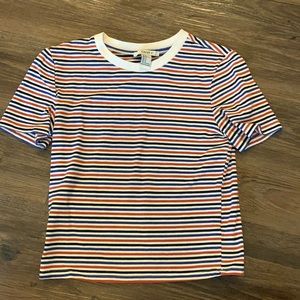 Retro-Inspired Striped Shirt (F-21) S